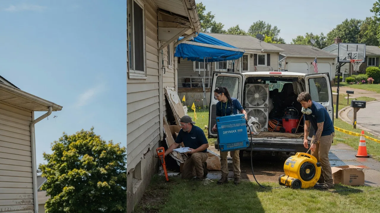 Ceiling Leak Cleanup in Frederic, MI near me