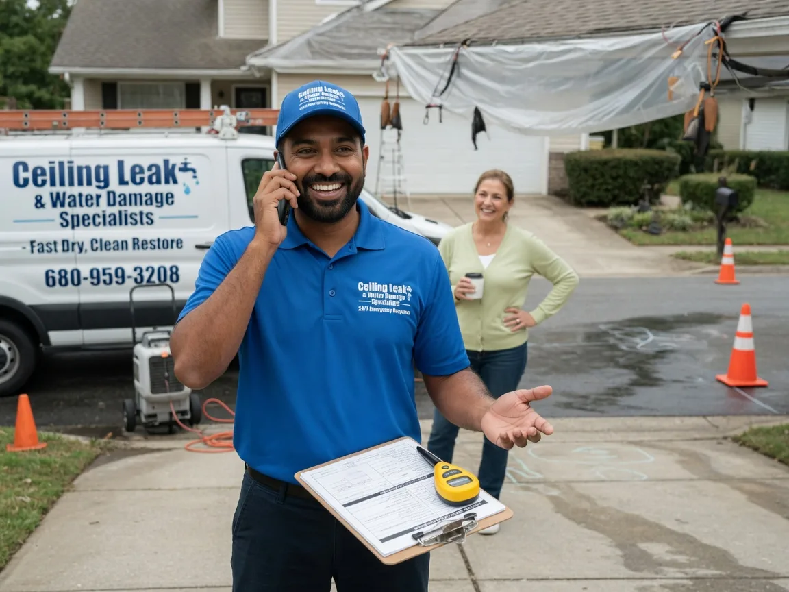 Ceiling Leak Cleanup Frederic, MI FAQs